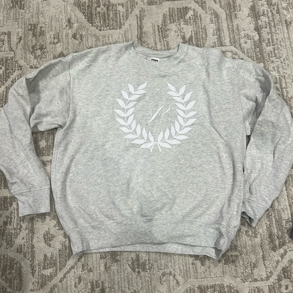 Like New Grey PINK Sweater
